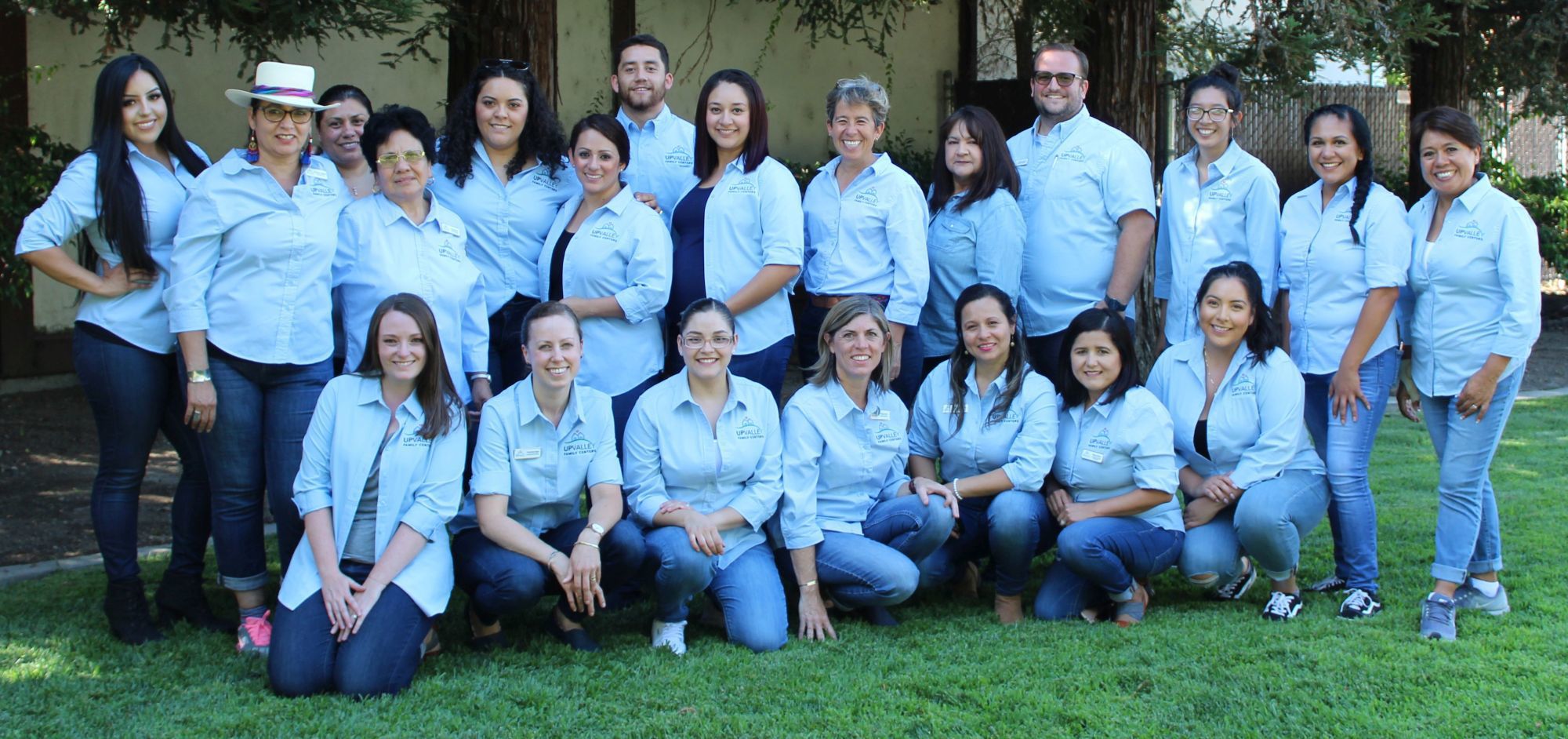 The current staff of the UpValley Family Centers